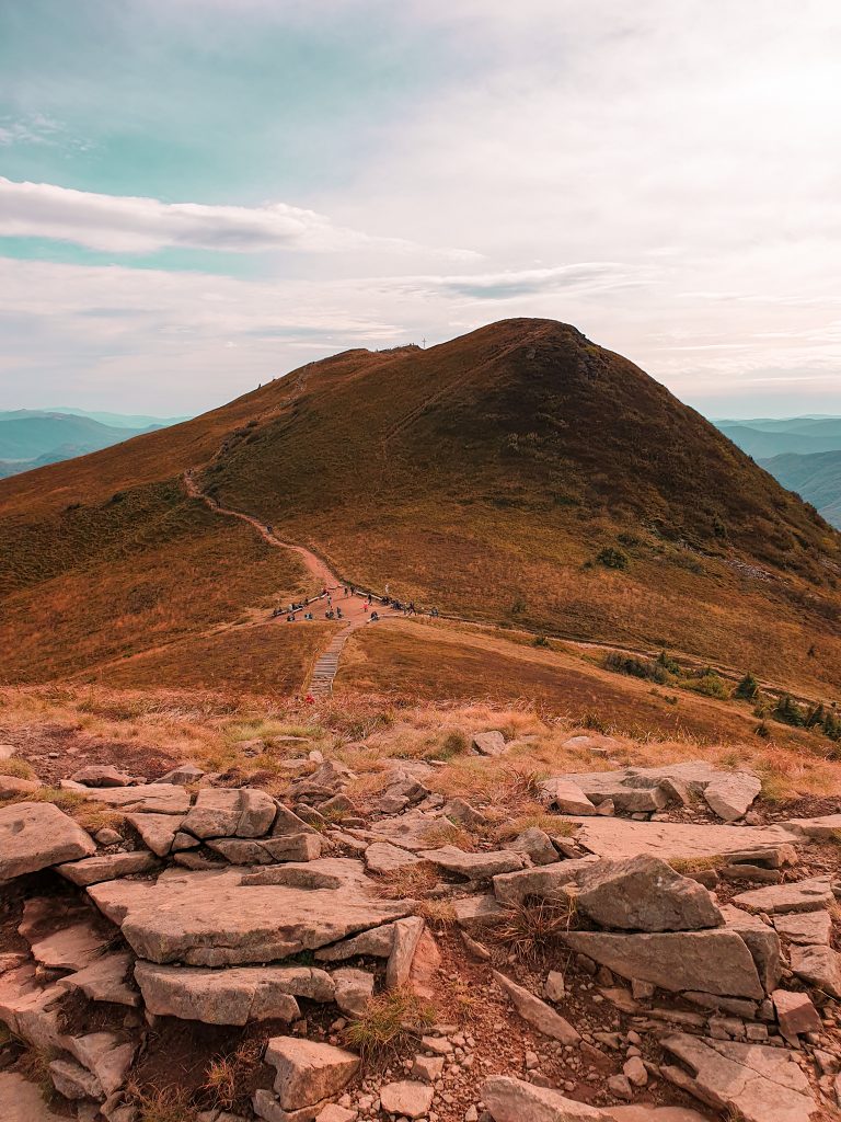 Tarnica - the highest peak of Polish part of Bieszczady